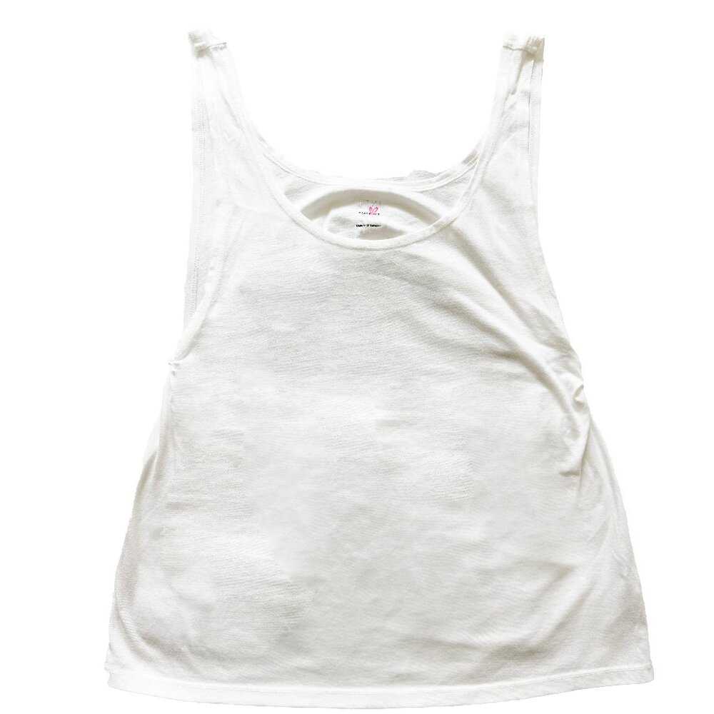 Fabletics by DEMI LOVATO white tank top, Sport women's tank, size S